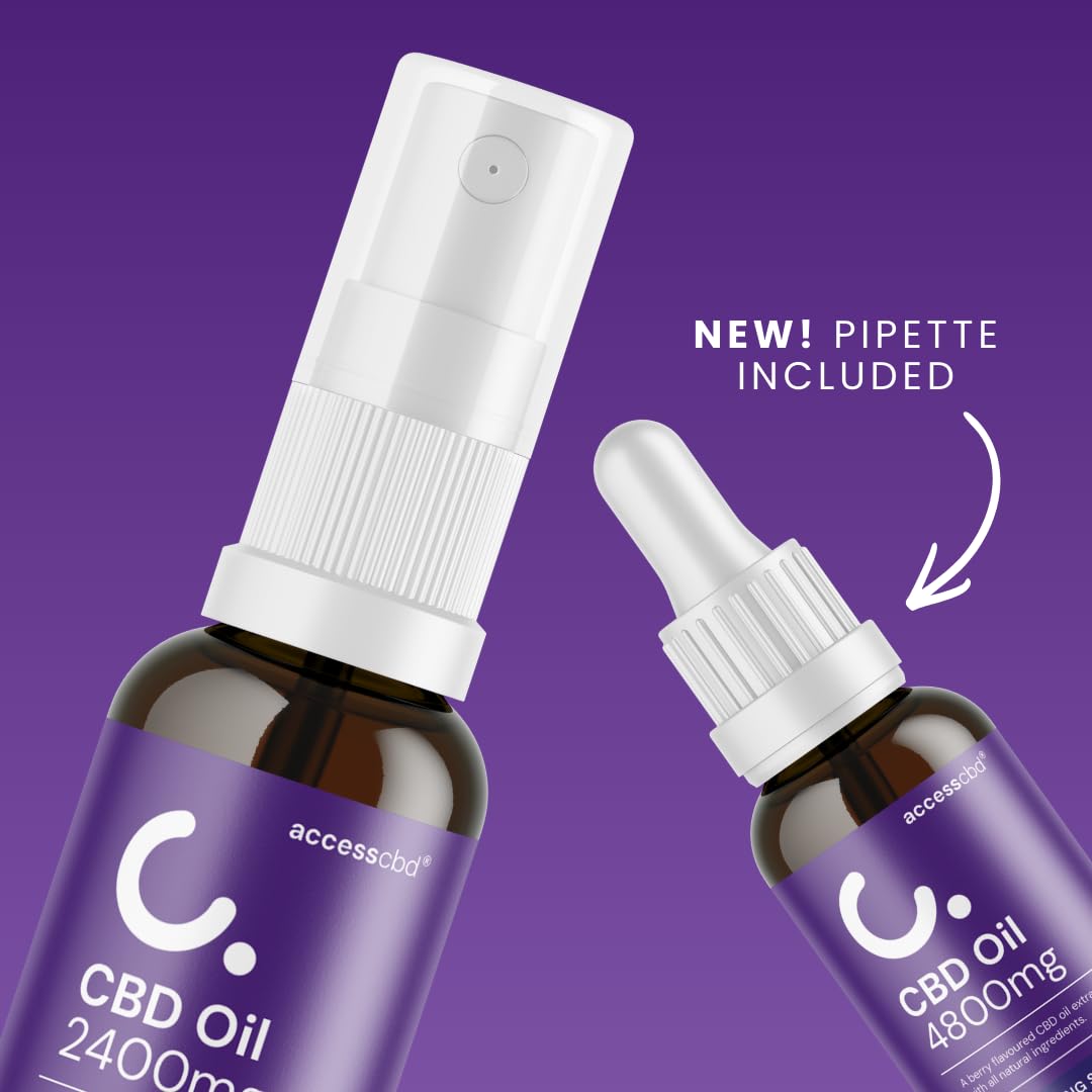 ACCESS CBD Oil 4800mg (30ml) Berry Flavour, Extra Strong Strength